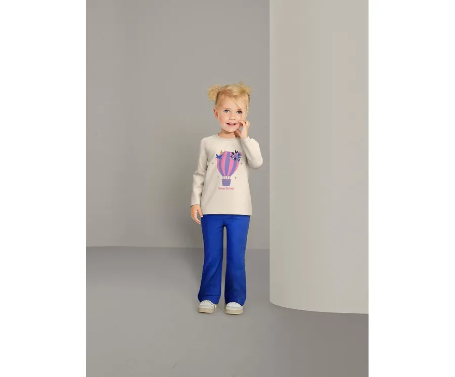 obrazek 1 NAME IT Bluzka 13219821 Écru Regular Fit