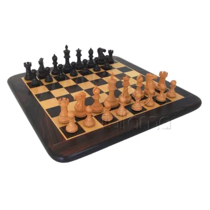 Zdjęcie Niepowtarzalny drewniany komplet do gry w szachy - G557-300+G10203