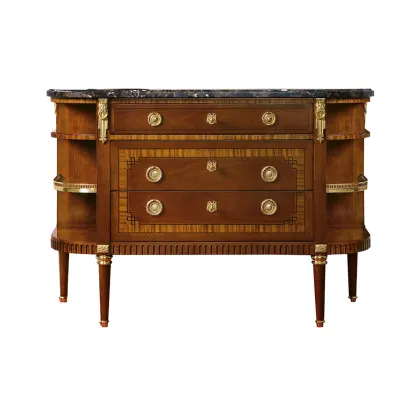 Zdjęcie Stylowa komoda z marmurowym blatem