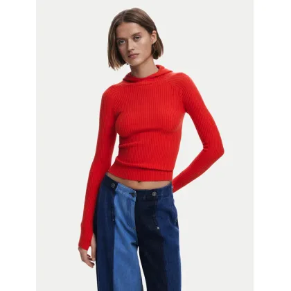 Zdjęcie Desigual Sweter 25SWJF19 Czerwony Slim Fit