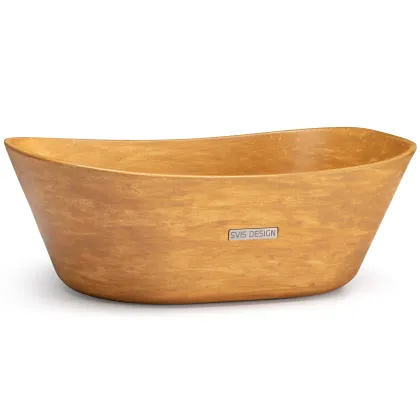 Zdjęcie Stylowa umywalka 50 cm LIBRA BASIC – PATINA, ochra, lakier matowy