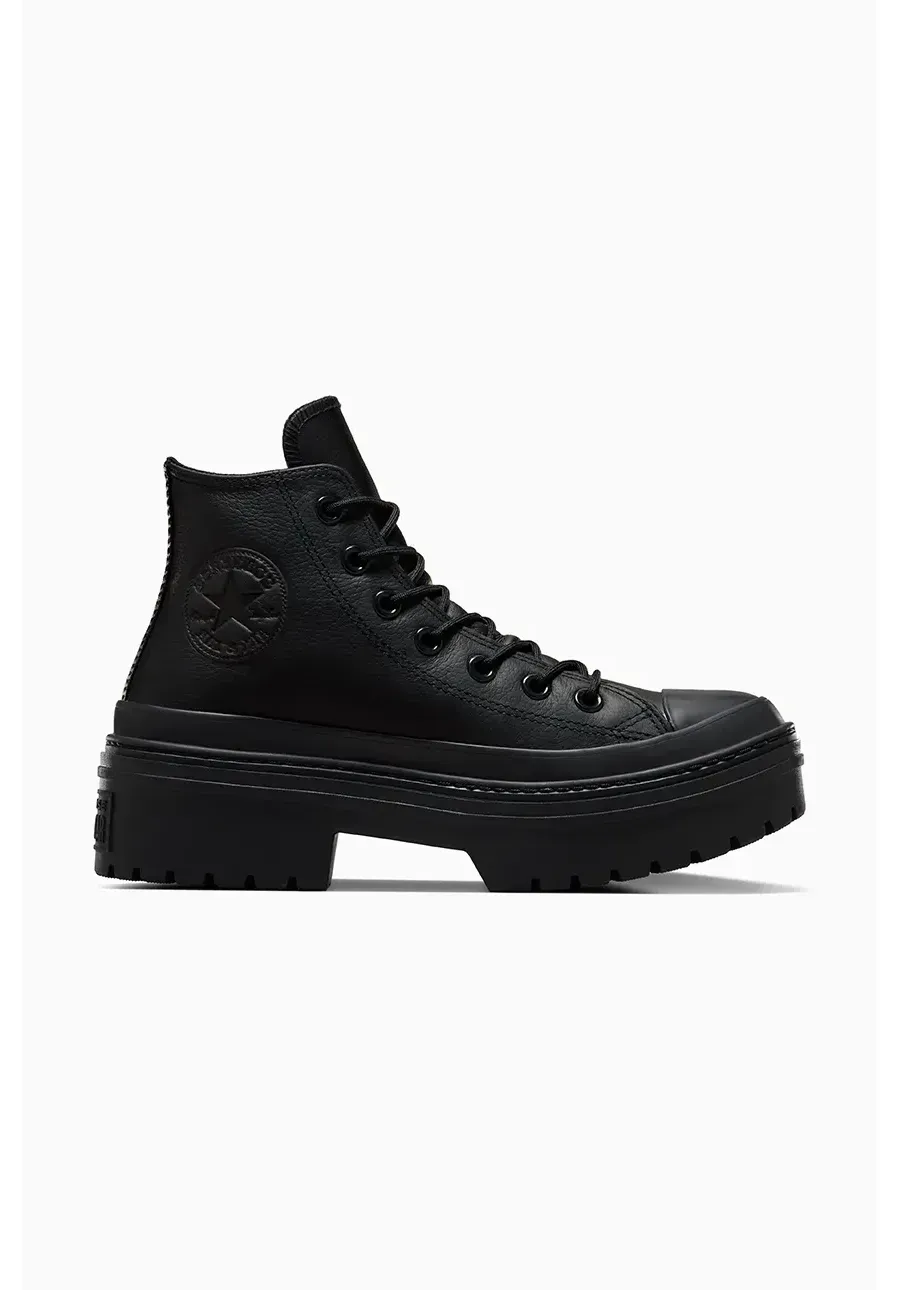 obrazek 1 Converse trampki skórzane Chuck Taylor All Star Lugged Heel damskie kolor czarny A11548C