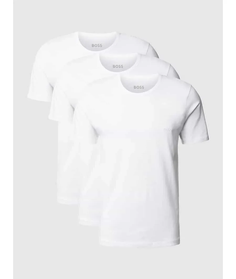 obrazek 1 T-shirt z wyhaftowanym logo, w zestawie 3 szt., model ‘Classic’