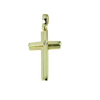 Picture A wonderful shiny and satin cross with a diameter of 0.01 cm, dimensions of 25x15 mm.