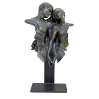 Picture A unique decoration for stylish interiors - a figurine of a woman and a man