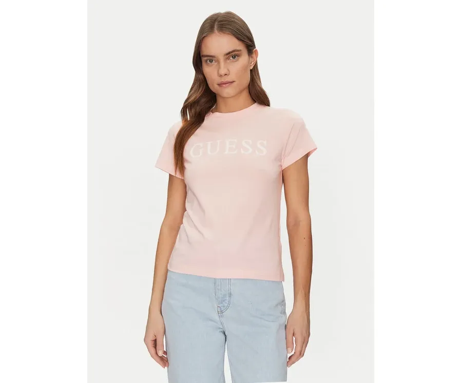 obrazek 1 Guess T-Shirt V5GI15 J1314 Różowy Shirt Fit