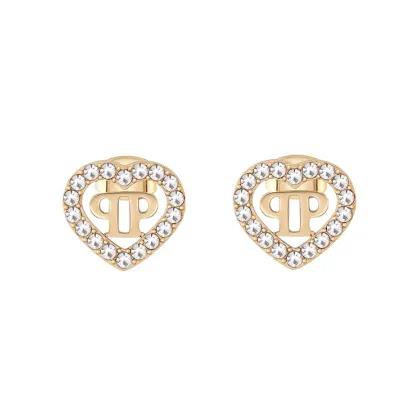 Zdjęcie PHILIPP PLEIN Kolczyki Plein Rocked Heart PJZEA02EU Złoty