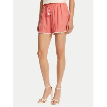 Zdjęcie TWINSET Szorty materiałowe 251LM2QGG Koralowy Regular Fit