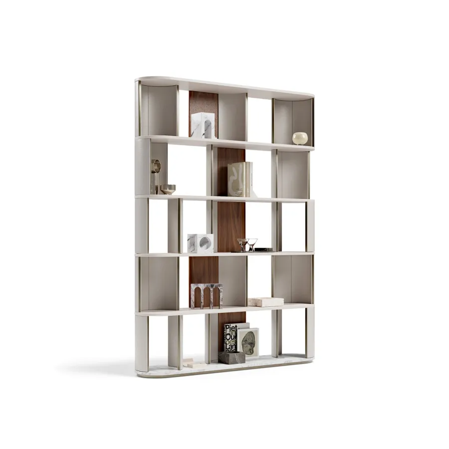 obrazek 1 Stylowa włoska biblioteczka do salonu lub gabinetu - w stylu modernistycznym