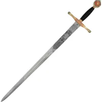 Zdjęcie Wspaniały excalibur Króla Artura z solidnych materiałów