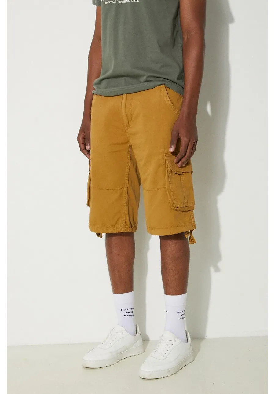 obrazek 1 Alpha Industries szorty bawełniane Jet Short kolor brązowy 191200.13-BRAZOWY