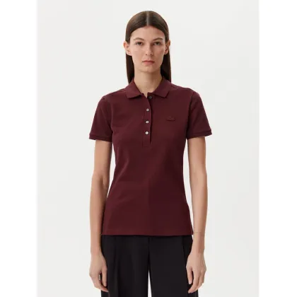 Zdjęcie Lacoste Polo PF5462 Bordowy Slim Fit