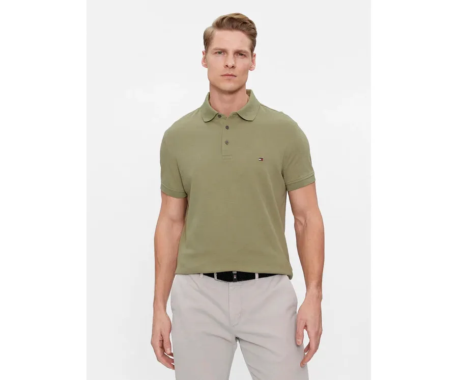 obrazek 1 Tommy Hilfiger Polo 1985 MW0MW17771 Zielony Slim Fit