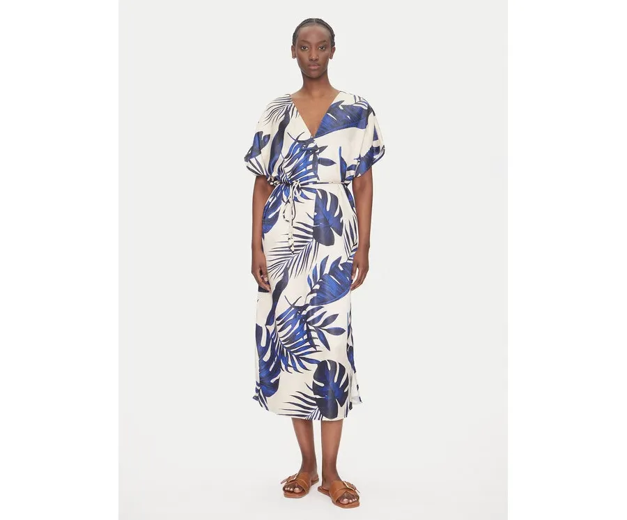 obrazek 1 Vero Moda Sukienka letnia Vina 10327430 Beżowy Relaxed Fit