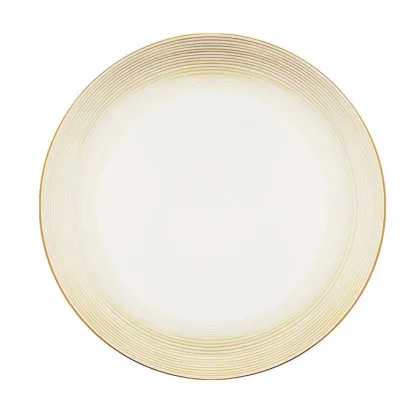 Zdjęcie Porcelanowy talerz obiadowy 27 cm Golden Orbit