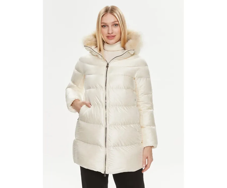 obrazek 1 Hetregó Kurtka puchowa Hanna 8M602F 22WD02 Écru Regular Fit