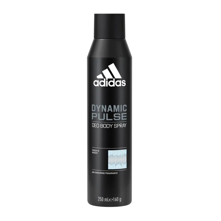 obrazek 1 Adidas Body Spray Dynamic Pulse Dezodorant dla mężczyzn, 250 ml 250 ml