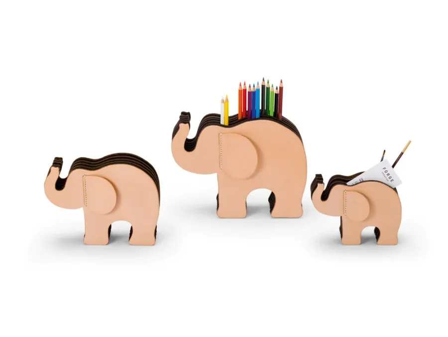 obrazek 6 Skórzany przybornik na biurko - Elephant