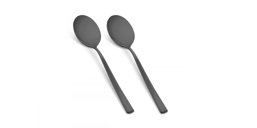 obrazek 4 Luksusowy włoski komplet 6 widelców deserowy Atena Oro Nero