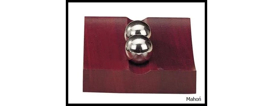 picture 1 Name card holder with two balls