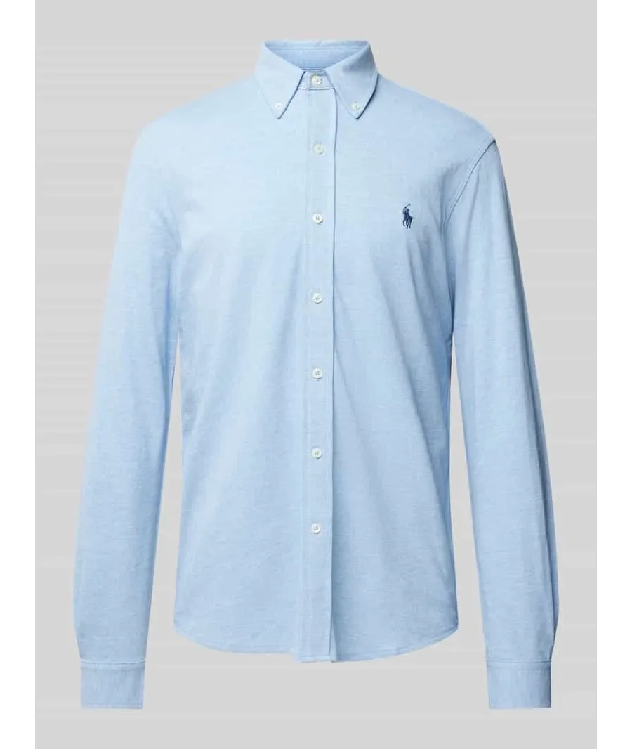 obrazek 1 Koszula casualowa o kroju slim fit z wyhaftowanym logo
