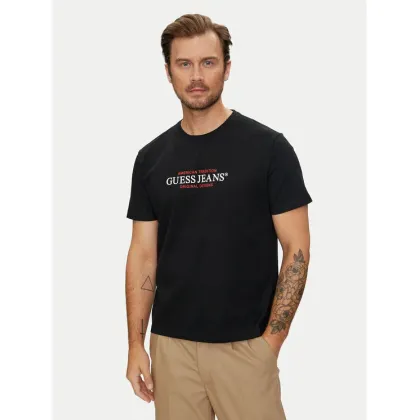 Zdjęcie Guess Jeans T-Shirt M4YI42 K8FQ4 Czarny Regular Fit
