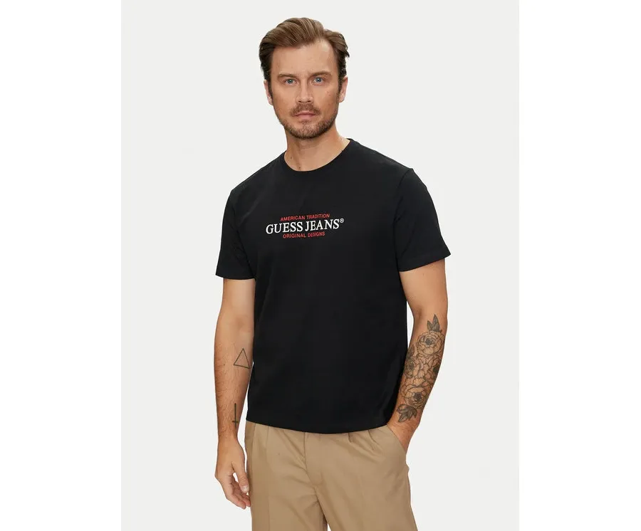 obrazek 1 Guess Jeans T-Shirt M4YI42 K8FQ4 Czarny Regular Fit