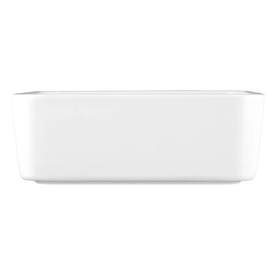 obrazek 2 Luksusowa biała kwadratowa miska z porcelany 23x23x8 cm z Niemiec - Seltmann Weiden