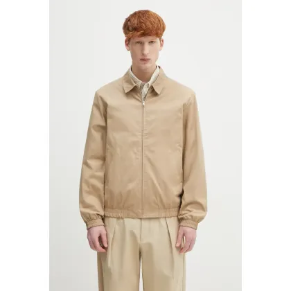 Zdjęcie A.P.C. kurtka bawełniana Blouson Gilbert kolor beżowy przejściowa COGZR.H02922