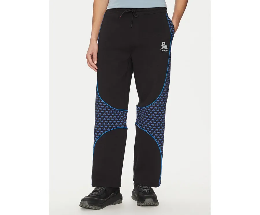 obrazek 1 HUGO Spodnie dresowe Dinodie_RB 50542822 Czarny Relaxed Fit
