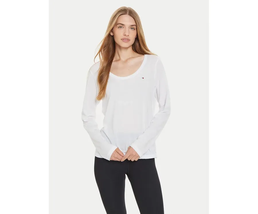 obrazek 1 Tommy Hilfiger Bluzka UW0UW05228 Biały Relaxed Fit