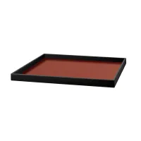 Zdjęcie Elegancka skórzana taca w rozmiarze 25x25xH3 cm