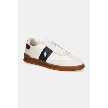 Zdjęcie Polo Ralph Lauren sneakersy skórzane Hrt Aera Pp kolor biały 809954902001