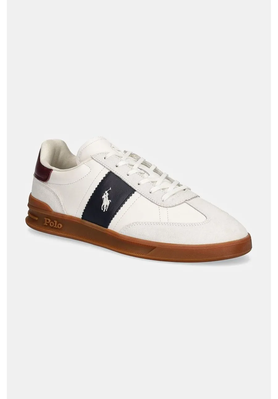 obrazek 1 Polo Ralph Lauren sneakersy skórzane Hrt Aera Pp kolor biały 809954902001
