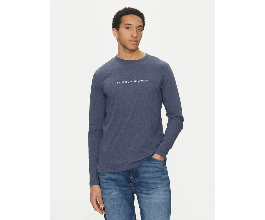 obrazek 1 Tommy Hilfiger Longsleeve UM0UM03531 Granatowy Regular Fit