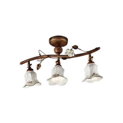 Zdjęcie Piękna klasyczna plafoniera w formie kwiatów z Włoch