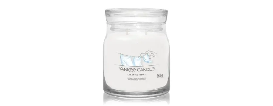 obrazek 1 Yankee Candle Clean Cotton Świeca zapachowa 368 g