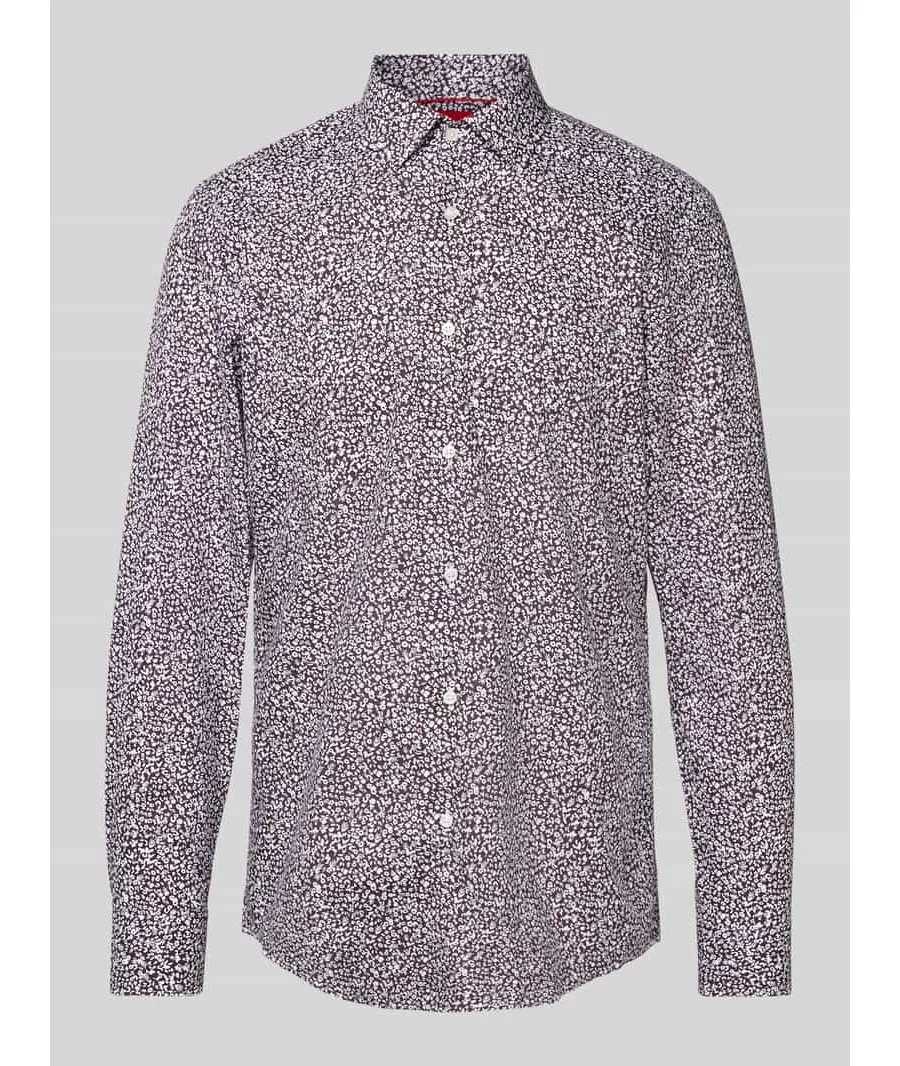 obrazek 1 Koszula biznesowa o kroju slim fit z kołnierzykiem typu kent model ‘Kenno’