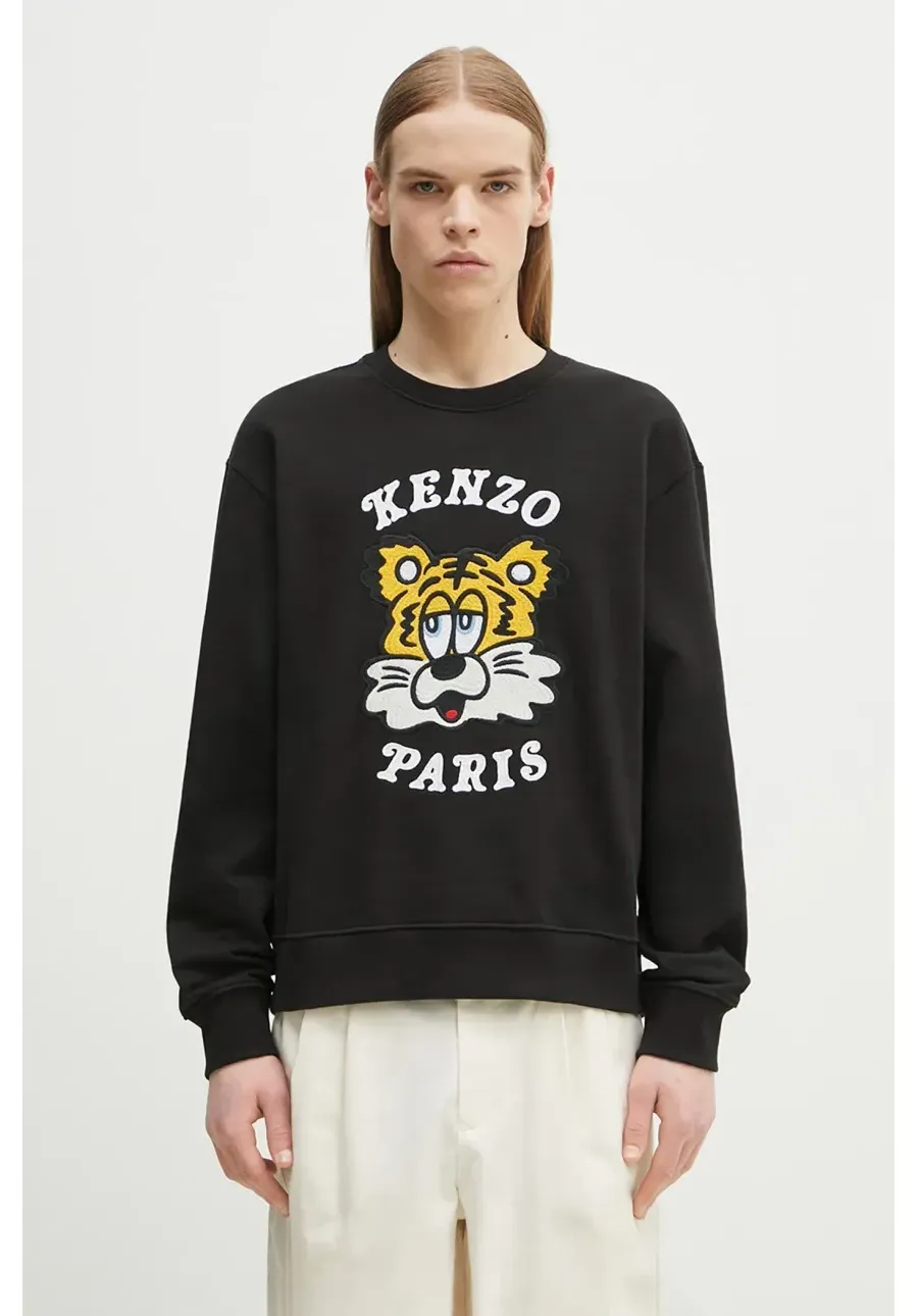 obrazek 1 Kenzo bluza bawełniana x Verdy kolor czarny z aplikacją FF58SW2394MF.99J