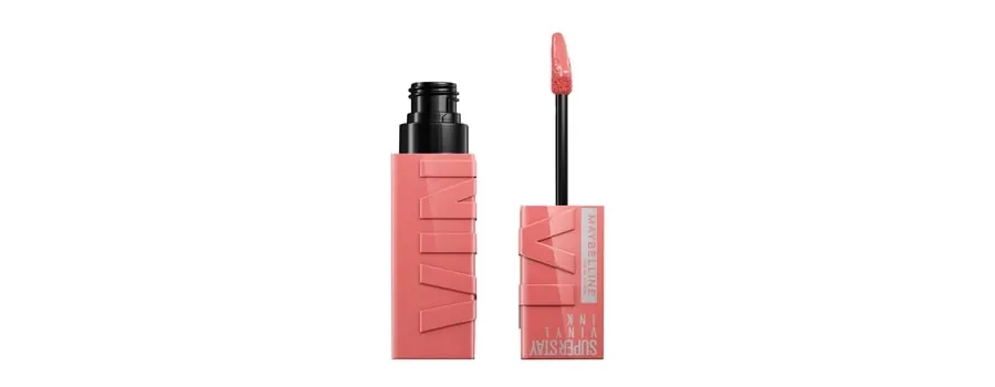 obrazek 1 Maybelline Super Stay Vinyl Ink Szminka 4.2 ml Nr. 100 - Charmed