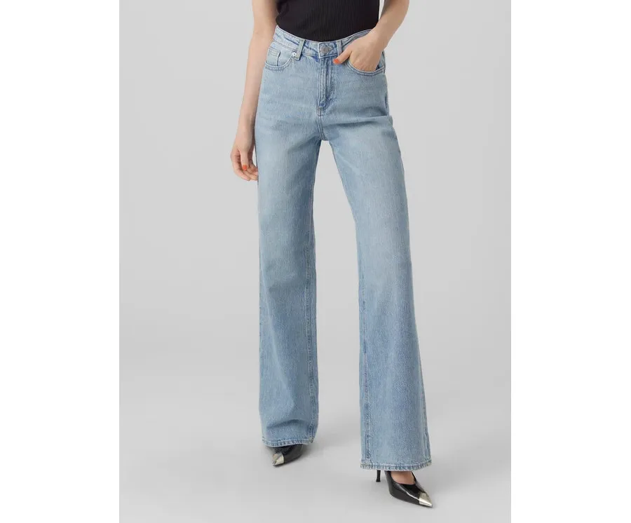 obrazek 1 Vero Moda Jeansy Tessa 10283858 Niebieski Wide Leg