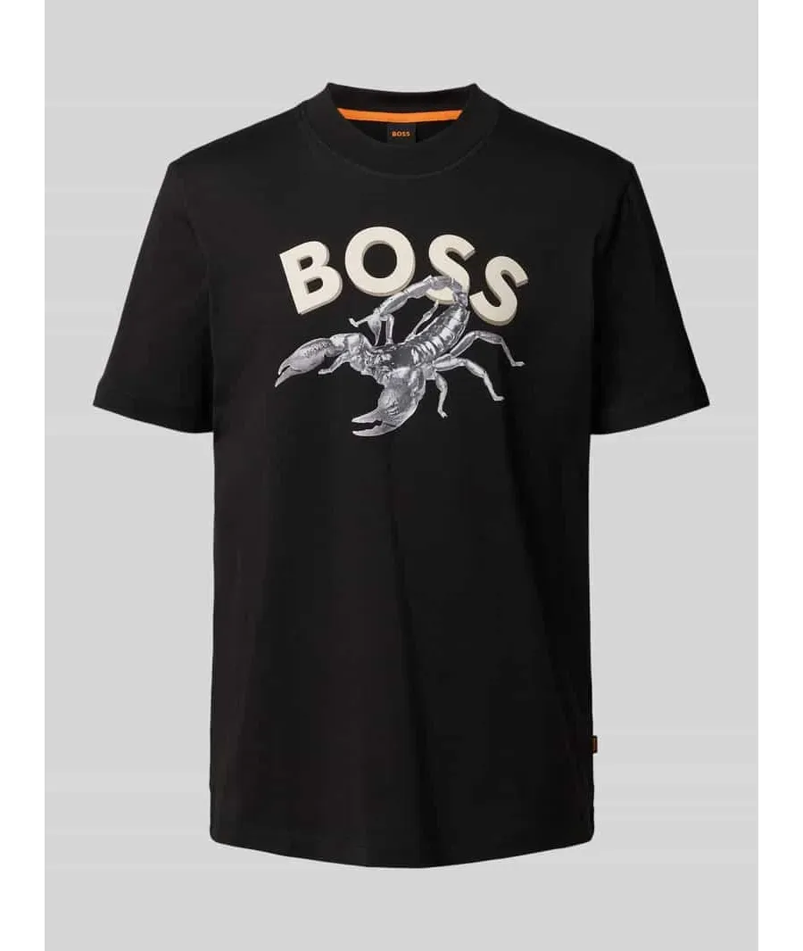 obrazek 1 T-shirt z nadrukiem z logo i motywem model ‘Bossfish’