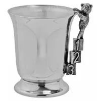 Zdjęcie Stylowy kubek z grawerem i unikalną rączką jako upominek dla dziecka