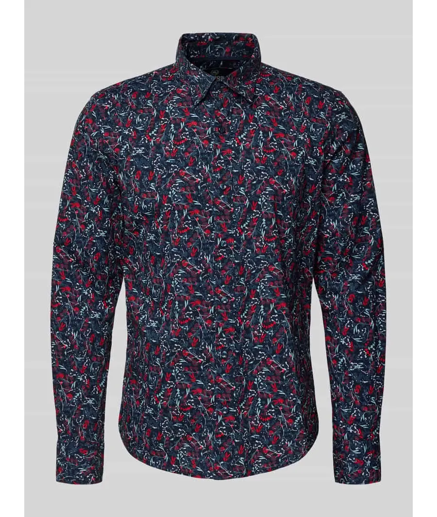 obrazek 1 Koszula casualowa o kroju regular fit z kołnierzykiem typu kent