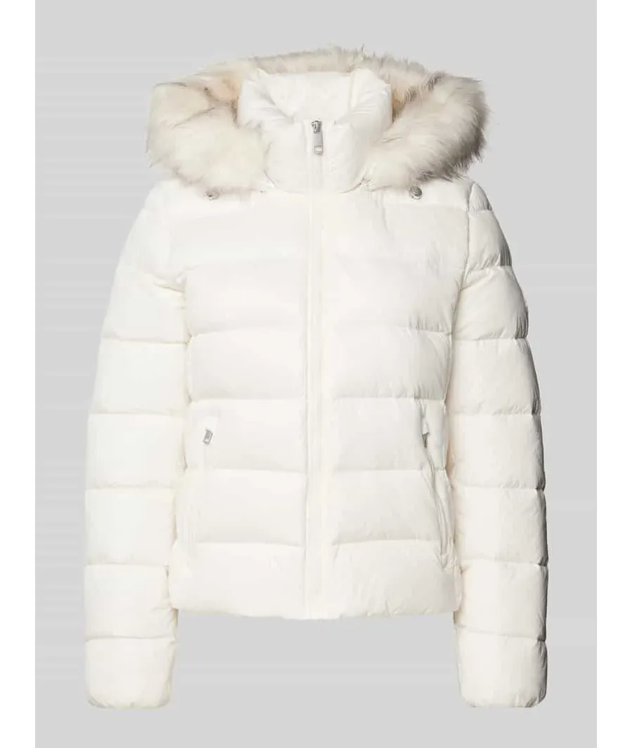 obrazek 1 Tommy Hilfiger Kurtka puchowa WW0WW43520 Écru Regular Fit
