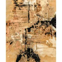Picture A chic hand-woven rug from India - Jordan