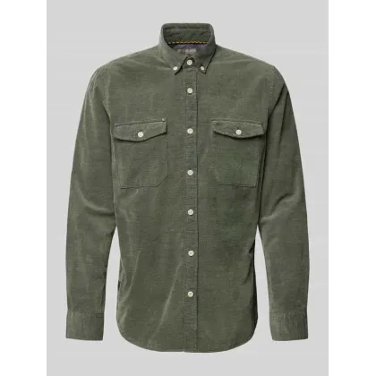 Zdjęcie Koszula casualowa o kroju regular fit z kołnierzykiem typu button down