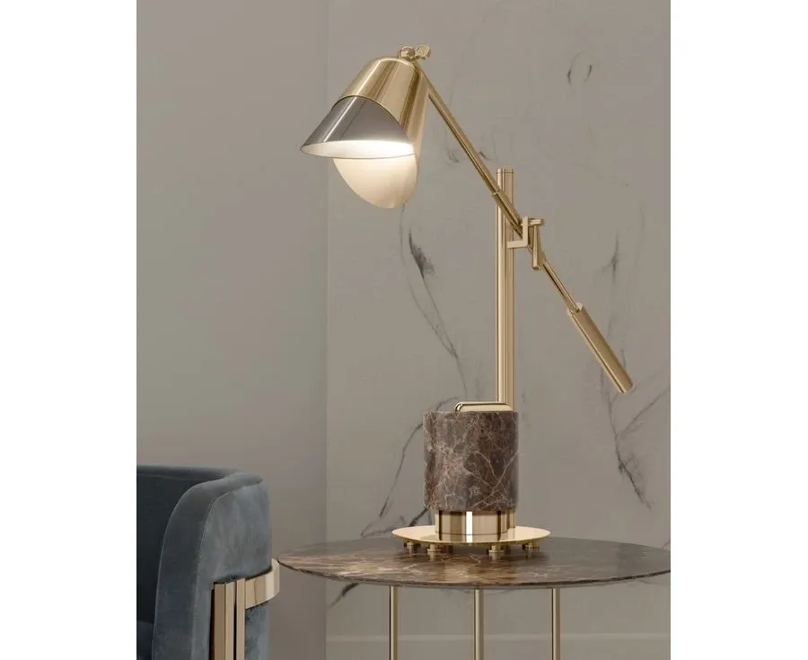 obrazek 6 Luksusowa lampa Savoye na biurko lub stolik