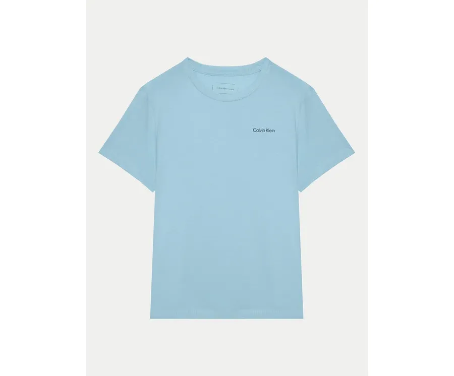 obrazek 1 Calvin Klein Jeans T-Shirt IU0IU00683 Błękitny Regular Fit