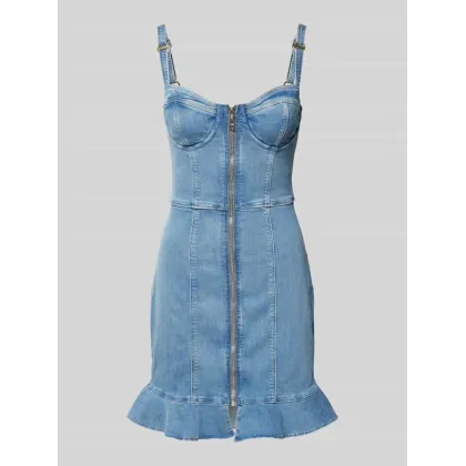 Zdjęcie Sukienka mini z imitacji denimu model ‘MARCELA’